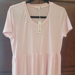 SUNDRY Ruffle Dress For Women Size 2 Frosty Pink